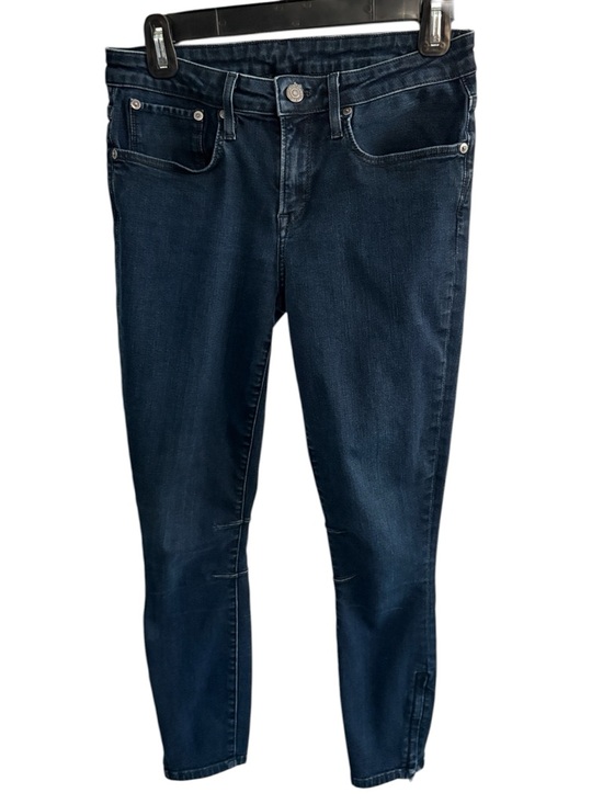 Helmut Lang Denim - Helmut Lang Ankle Zip Skinny Jeans Made is USA Size 27 Dark Wash Moto